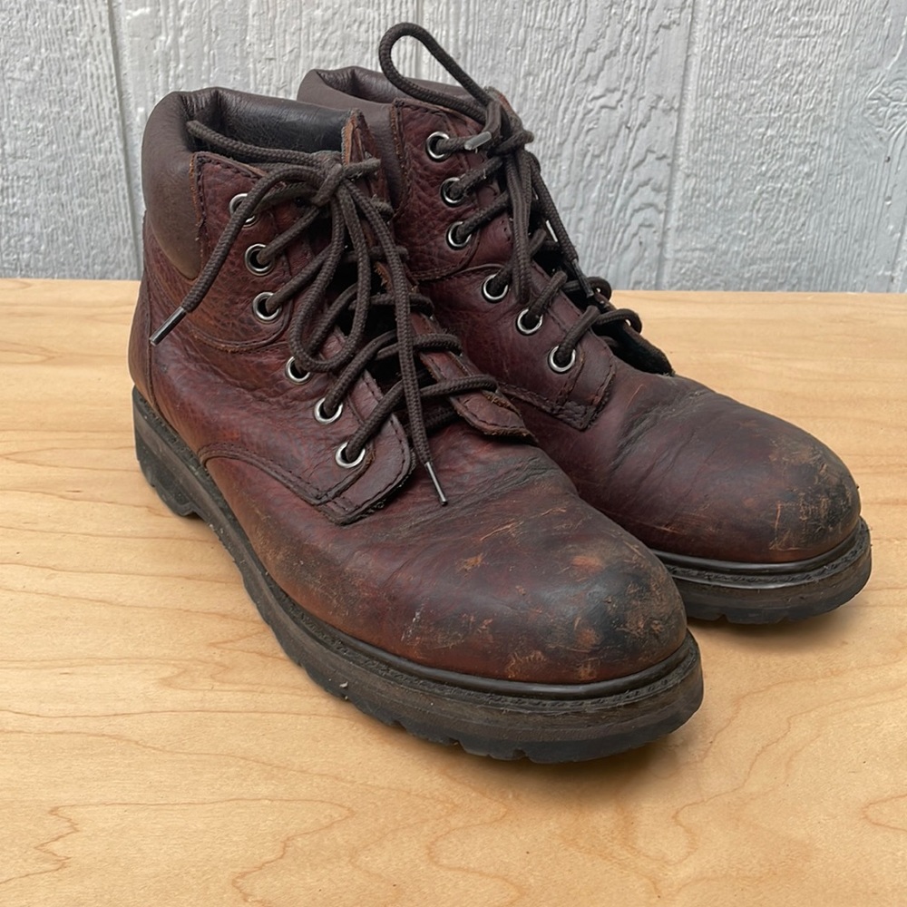 IRON AGE Oil Resistant Leather Work Boots size 10